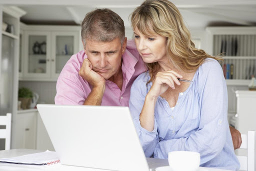 middle aged couple
