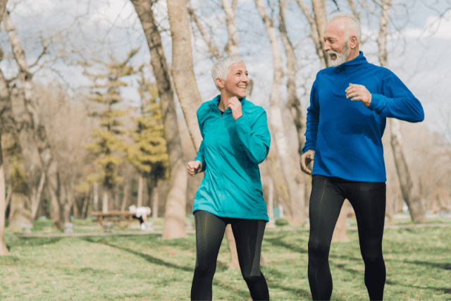 elderly staying active