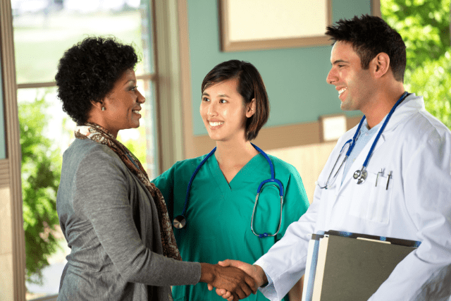 team of diverse healthcare providers